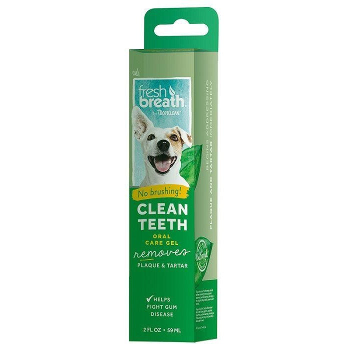 Tropiclean Fresh Breath Clean Teeth Oral Care Gel For Dogs - Kohepets