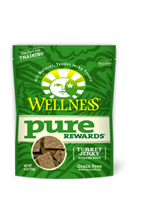Wellness Pure Rewards Grain-Free Turkey Jerky Dog Treat 170g