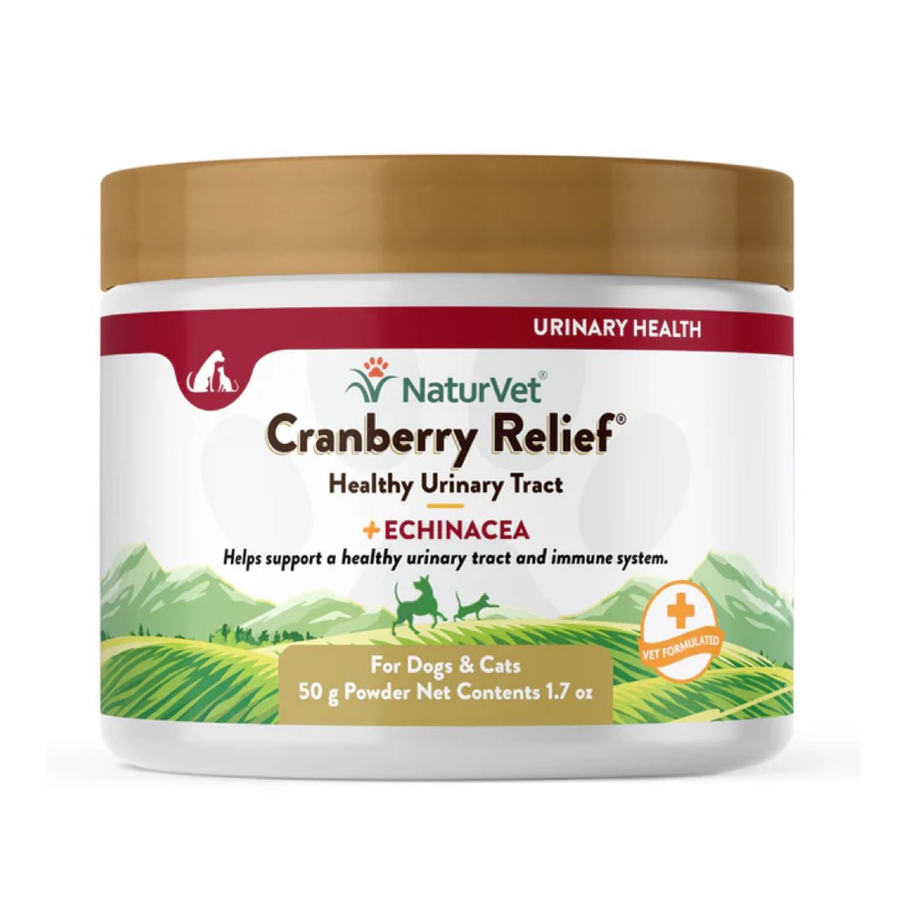 15% OFF: NaturVet Cranberry Relief? Plus Echinacea Powder Supplement For Dogs & Cats 50g