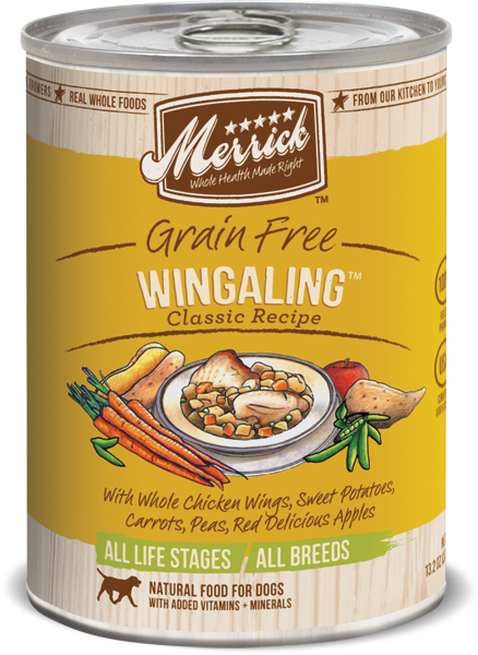 Merrick Grain-Free Wingaling Canned Dog Food 360g