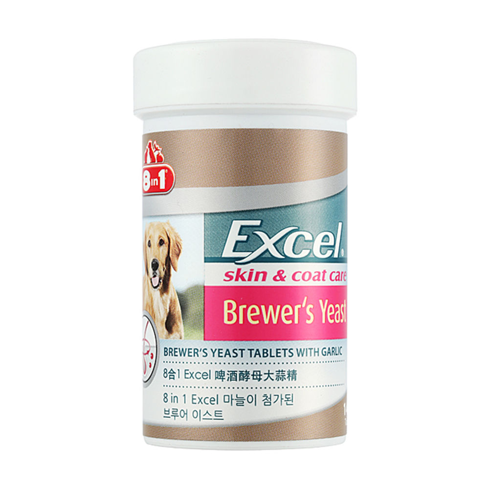 Excel Brewer??s Yeast With Garlic Skin & Coat Supplement 140 tab