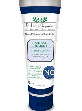 Richard's Organics Hairball Remedy For Cats & Kittens - Chicken Flavor 120g