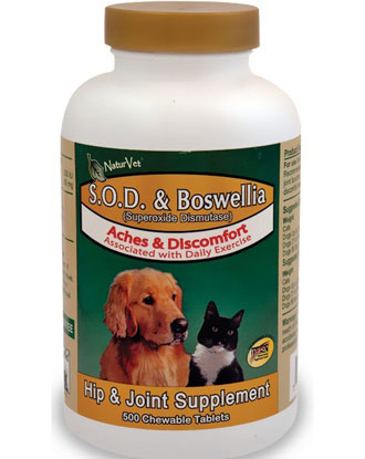 NaturVet SOD & Boswellia Supplement 150 tab