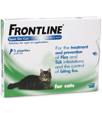 Frontline Spot On For Cats 3ct