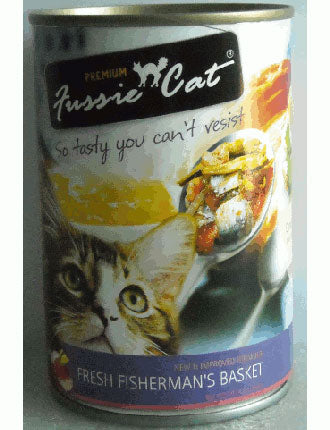 Fussie Cat Fresh Fisherman's Basket Canned Cat Food 400g