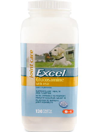 Excel Glucosamine With Msm Time Release Formula Dog Supplement 120 tab