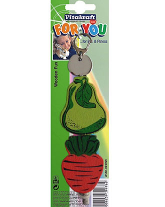 "Vitakraft Wooden Fun, Wood With Metal Grip For Small Animals"