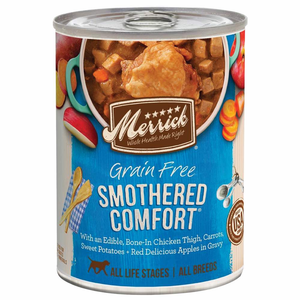Merrick Grain-Free Smothered Comfort Canned Dog Food 360g