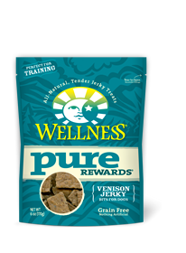 Wellness Pure Rewards Grain-Free Venison Jerky Dog Treat 170g