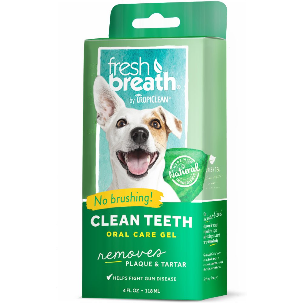 Tropiclean Fresh Breath Clean Teeth Oral Care Gel For Dogs - Kohepets
