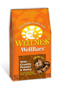 Wellness WellBars Crunchy Peanuts & Honey Dog Treat 20oz