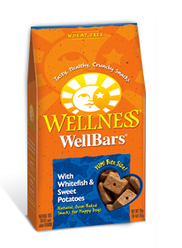 Wellness WellBars Whitefish & Sweet Potato Dog Treat 20oz