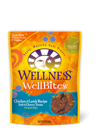 Wellness WellBites Chicken & Lamb Dog Treat 227g