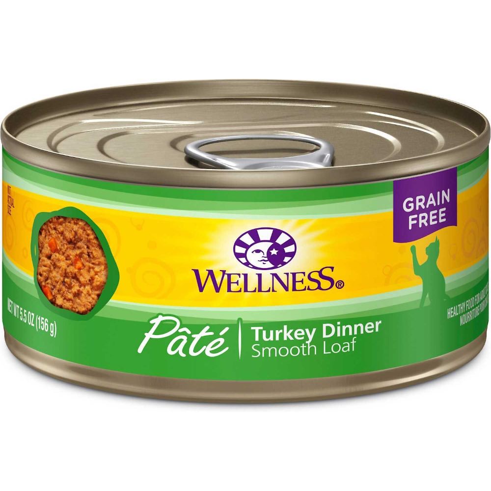 Wellness Complete Health Turkey Pate Grain-Free Canned Cat Food 156g
